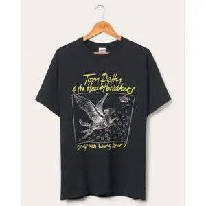 Tom Petty Dogs With Wings Tour '95 Flea Market Tee