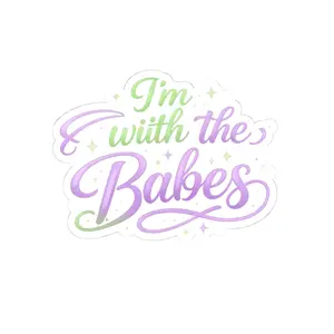 I’m With the Babes Stickers