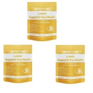 Lutein & Zeaxanthin Gummies - Eye Health Supplement with Astaxanthin, Vitamins A, C, E - Blue Light Defense, Vision Support, Berry Flavor - 60 Gummies Healthcare Dietary Fitness Edible Vitamin B12 Dietary Edible Fitness Swivie Lutein Collagen