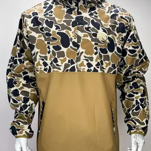 Old School 1/4 Zip hooded Pull over ultra lightweight mens