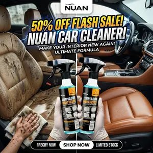 NUAN Multi-purpose Cleaning Spray - Heavy Duty Stain Remover for Car Interiors & Home Surfaces - Ultimate Solution for Deep Cleaning Stubborn Dirt