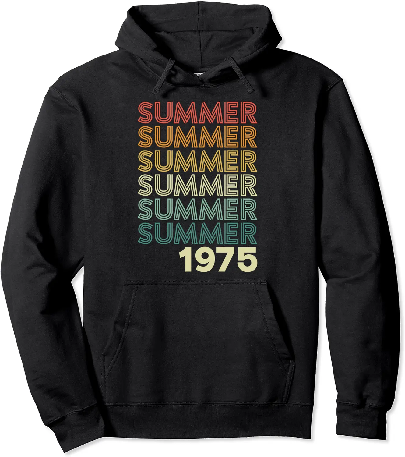 Retro Summer 1975 Cool Vintage 70’s Look Style Birthday Pullover Hoodie - Mohamedab Shop 57B0B19ZDT67