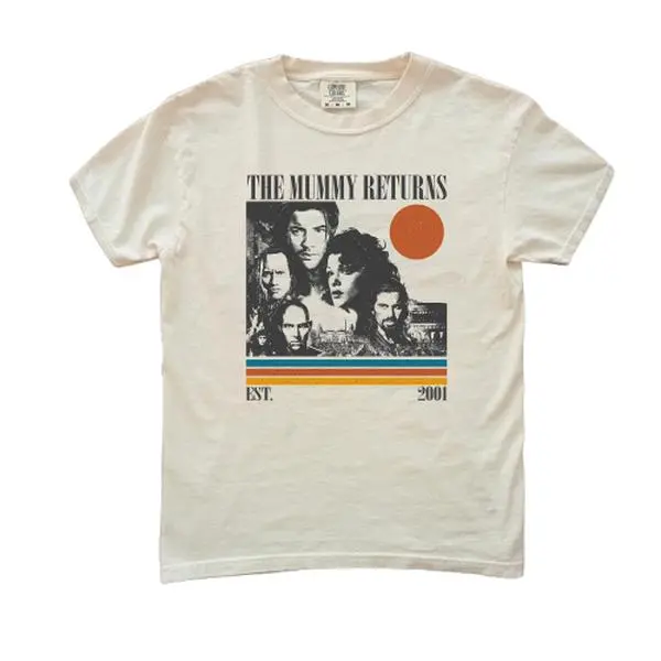 The Mummy Returns Vintage T-Shirt - Retro Film Shirt For Classic Style S
