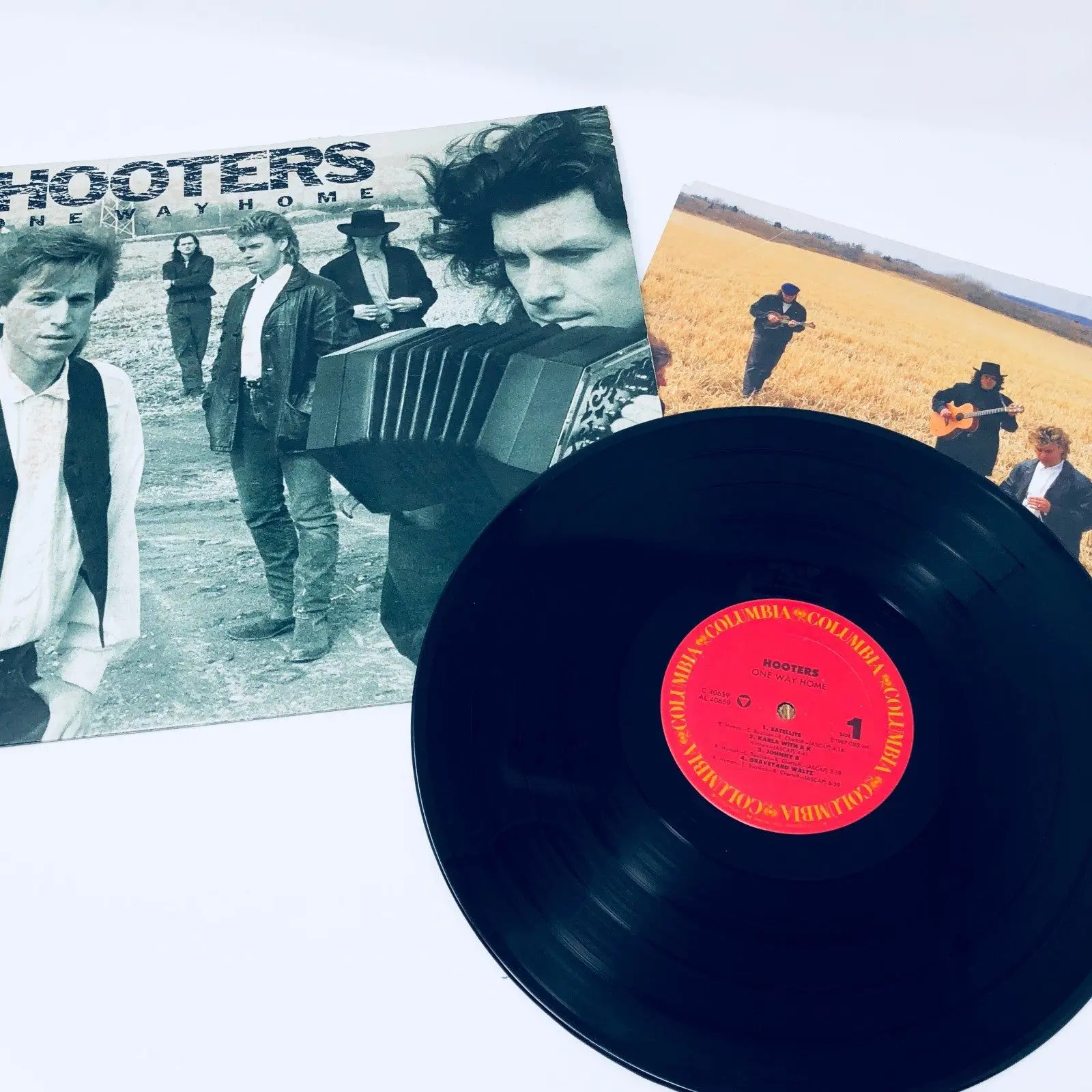Hooters ONE WAY HOME Vinyl LP Record VG+ 40659