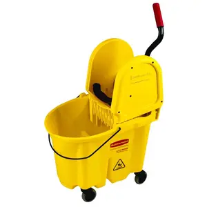 Rubbermaid Commercial 640-7577-88-YEL Mopping Bucket And Wringer Combination Pk-Yellow