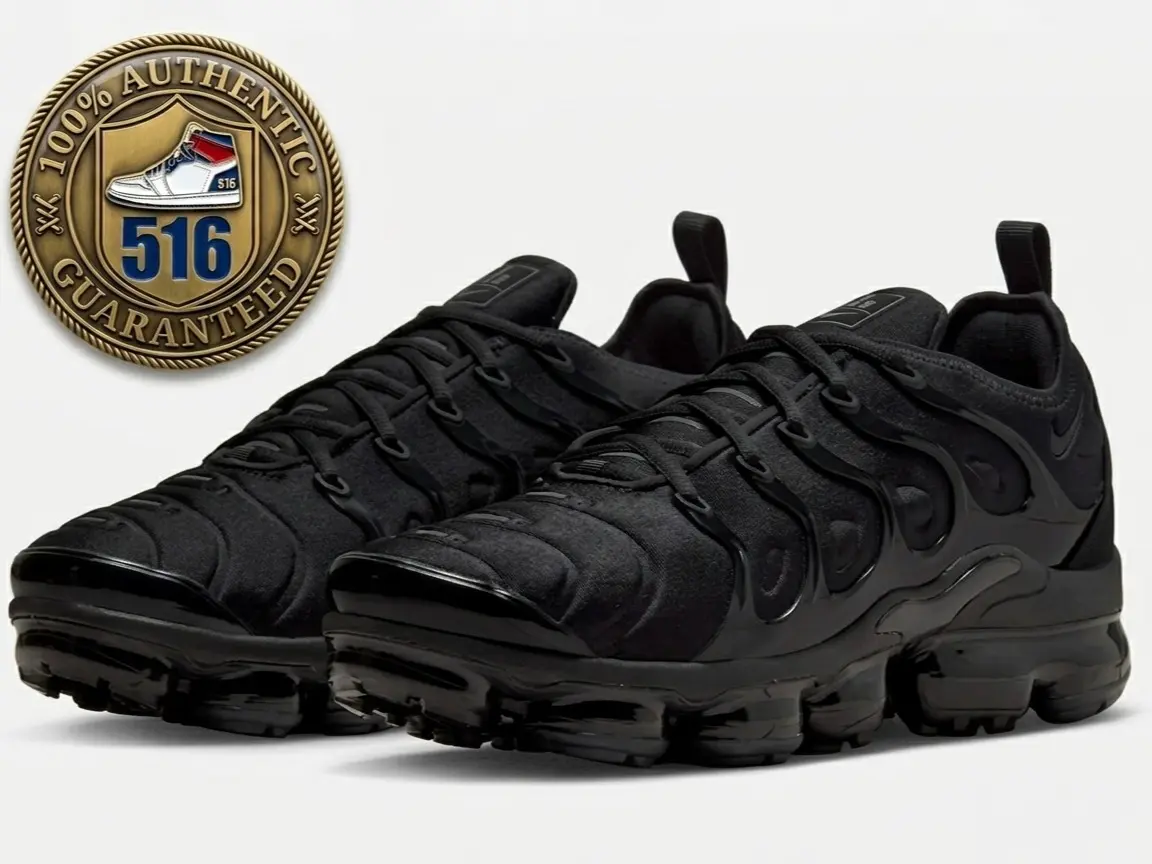 Nike Air Vapormax Plus Triple Black 924453-004 Men's Shoes NEW