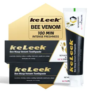3PCS Bee Wasp Venom Whitening Toothpaste for Sensitive Teeth and Gums Problems -Bleeding Gums, Redness & Swelling Gums, Bad Breath, Mouth Sores,Plaque