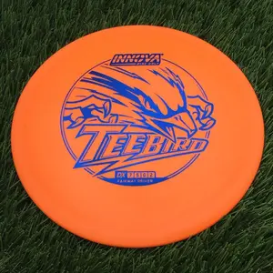 Innova DX Teebird with Burst Logo Stock Character Stamp - 172.3g - Orange