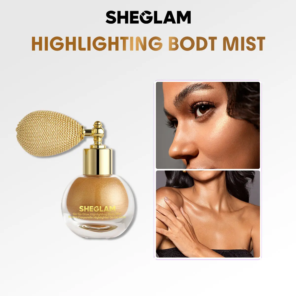 SHEGLAM Go Go Glow Highlighting Body Mist-Effortlessbeauty- Coachella-#Summervibes