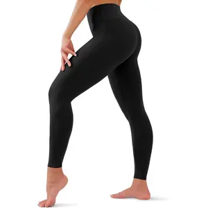 High Waisted Leggings for Women - Tummy Control Yoga Pants for Workout Running Athletic No See Through Plus Size