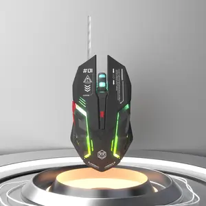 EWEADN G10 Silent Wired Gaming Mouse, Wired Gaming Mouse with Macro Programmable for Custom Controls, Ergonomic Design Mouse for Gaming & Office, Gaming Accessories