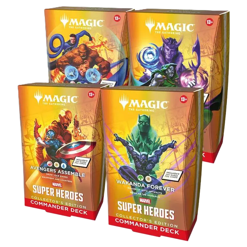 Magic: The Gathering Marvel Super Heroes Commander Decks - Collector's Edition