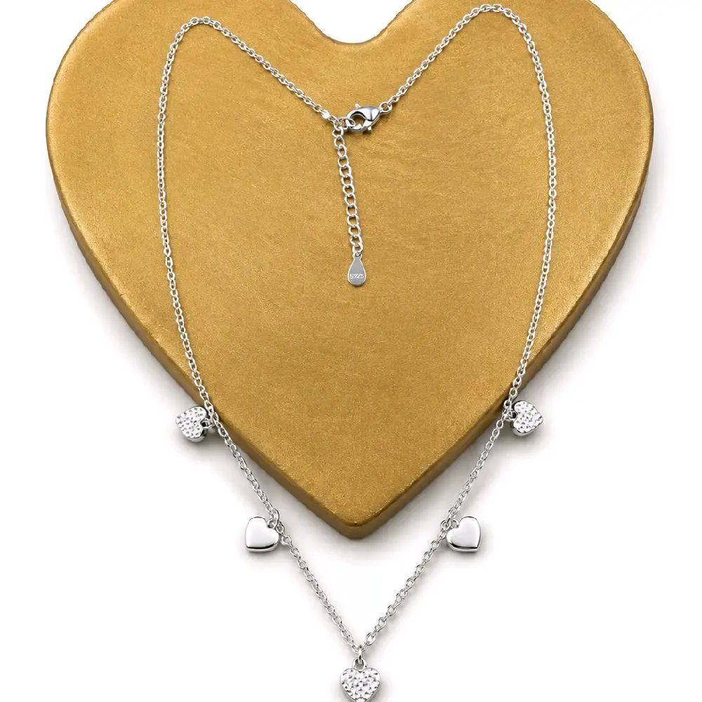 925 silver heart chains