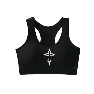 Gothic Cross "Gym" Sports Bra