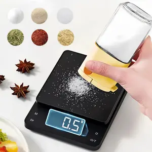 Precision 0.5g Measuring Salt and Pepper Shakers - Dual Spout Design for Kitchen & Camping, Perfect for Seasoning Control Spice Dispenser Bottle Utensils Black, Versatile Use, Durable Convenience Food Easy To Clean saltshaker White