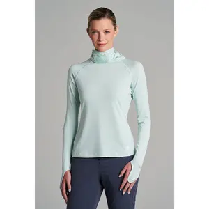 Women's Vented Paros Fishing Hoodie | Misty Aqua