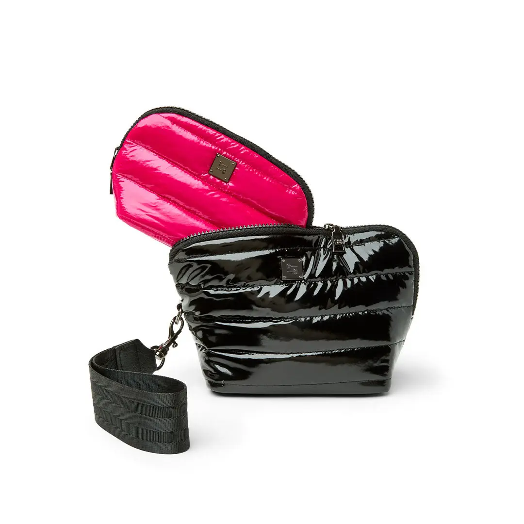 Duo Stash Black Patent and Glossy Fuchsia