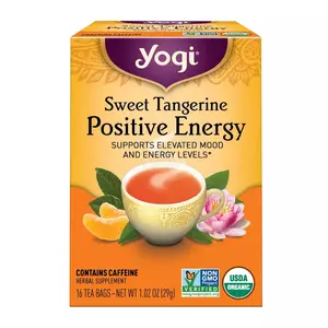 Yogi Tea - Sweet Tangerine Positive Energy Tea - 16ct Beverage Flavor