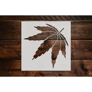 Marijuana Leaf Stencil - Art and Wall Stencil