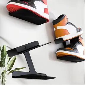 Wall-Mount Floating Shoe Shelves, Sturdy Levitating Sneaker Rack for Showcasing Shoe Collections