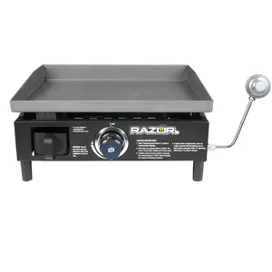 Razor Griddle GGT2160M 19 Inch Portable 1 Burner LP Propane Gas Grill, Steel Razor Griddle GGT2160M 19 Inch Portable 1 Burner LP Propane Gas Grill, Steel