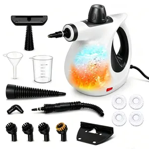 Pressurized Handheld Natural Steam Cleaner with 15 Replacement Parts - Handheld Steam Cleaning Tool for Home, Kitchen - Ideal Mother's Day Gift Ideas for Mom, Mothers Day Gift Ideas, Home Accessories