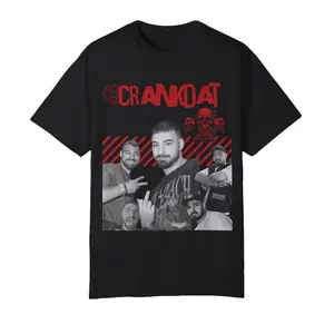 Crankdat DJ Rave T-Shirt – EDM Festival Graphic Tee, Bass House Music Fan Merch Shirt