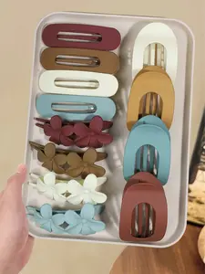 8pcs Matte Anti-Slip Large Barrettes Hair Clips for Women, Suitable for Thick & Thin Hair, Daily Use Decorative Strong Hold All-Day Comfort