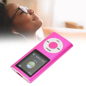 1.8in Player Support Memory Card Ultra Thin LCD MP3 Player with Bluetooth for Students Running Walking MP3 Player LCD Player