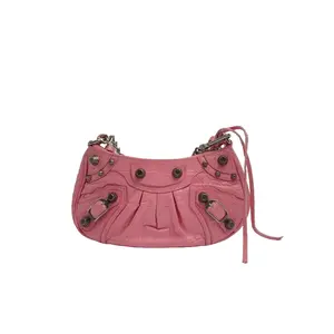 Pre-owned Balenciaga France Shoulder Bags Le Cagole Fuchsia Pink Mini underarm bag H2 45269