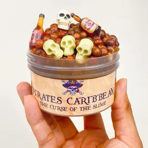 Pirates Caribbean slime - 7oz slime - pebble floam slime - jelly slime