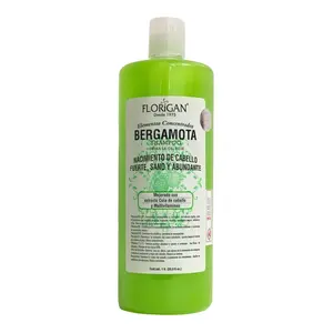 Florigan Bergamota Hair Growth Shampoo 1lt - Stimulates Hair Growth, Prevents Loss, Softens & Protects Hair - 1.09kg  Haircare