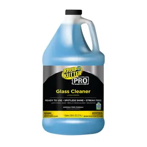 212 MAIN Krud Kutter 1016952 1 gal Liquid Pro No Scent Glass & Windshield Cleaner - Pack of 4, Streak-Free Shine