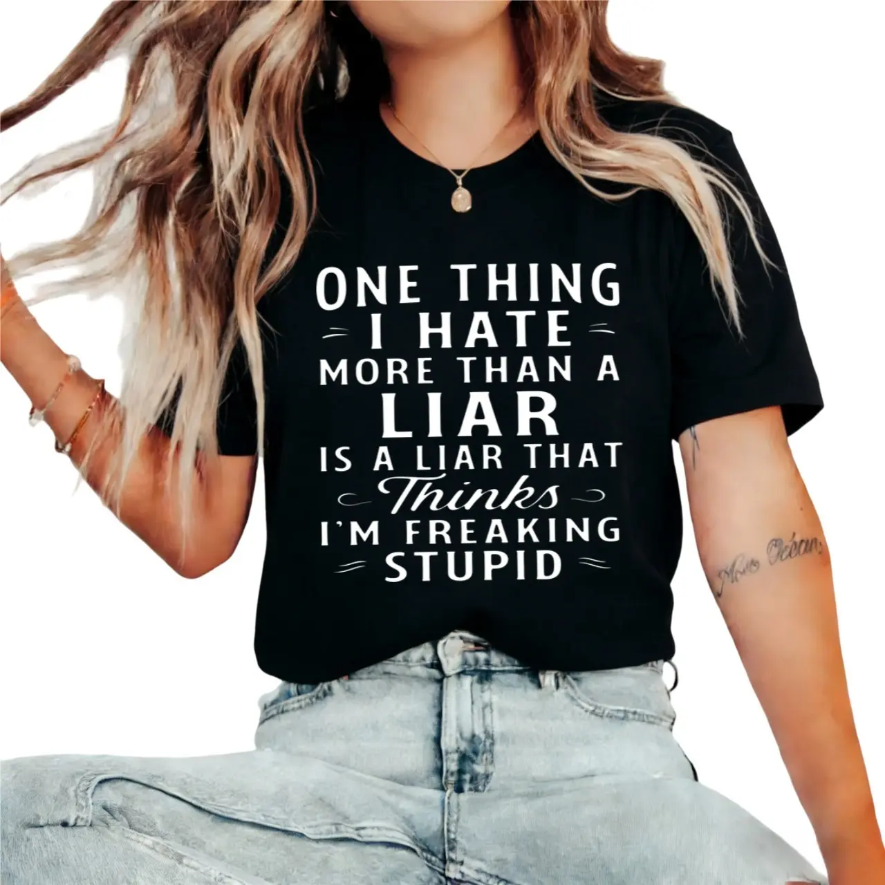 Plus Size - Plus Size - Plus Size Women'S Clothing Plus Size - Plus Size - 0-8XL Plus Size Casual Stylish Printed T-Shirts for Trendy Base Layer for Everyday Outings Unique And Suitable for All Seasons_7_A1