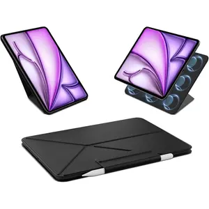 Case for iPad Air M3/ M2 11 Inch (7th/ 6th/5th/4th Gen), Powerful Magnetic Case with Pencil Holder, Auto Sleep/Wake, 4 Modes, Fit for iPad Pro 11 Inch (1st/ 2nd/ 3rd/ 4th Gen)