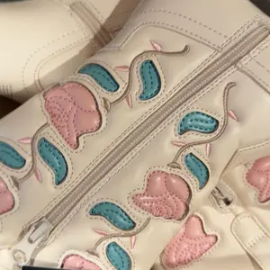 Kids' Emberly Embroidered Western Boots - art class