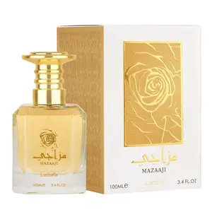 Lattafa Mazaaji for Women Eau de Parfum Spray, 3.4 Ounce