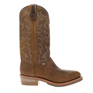 Double-H Boots Mens Dylan 12 Inch Electrical Hazard Soft Toe  Work/Duty - Brown