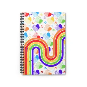 Rainbow Spiral Notebook - Ruled Line LGBTQ+ Pride Journal & Writing Supplies, Creative Gift for Pride Month