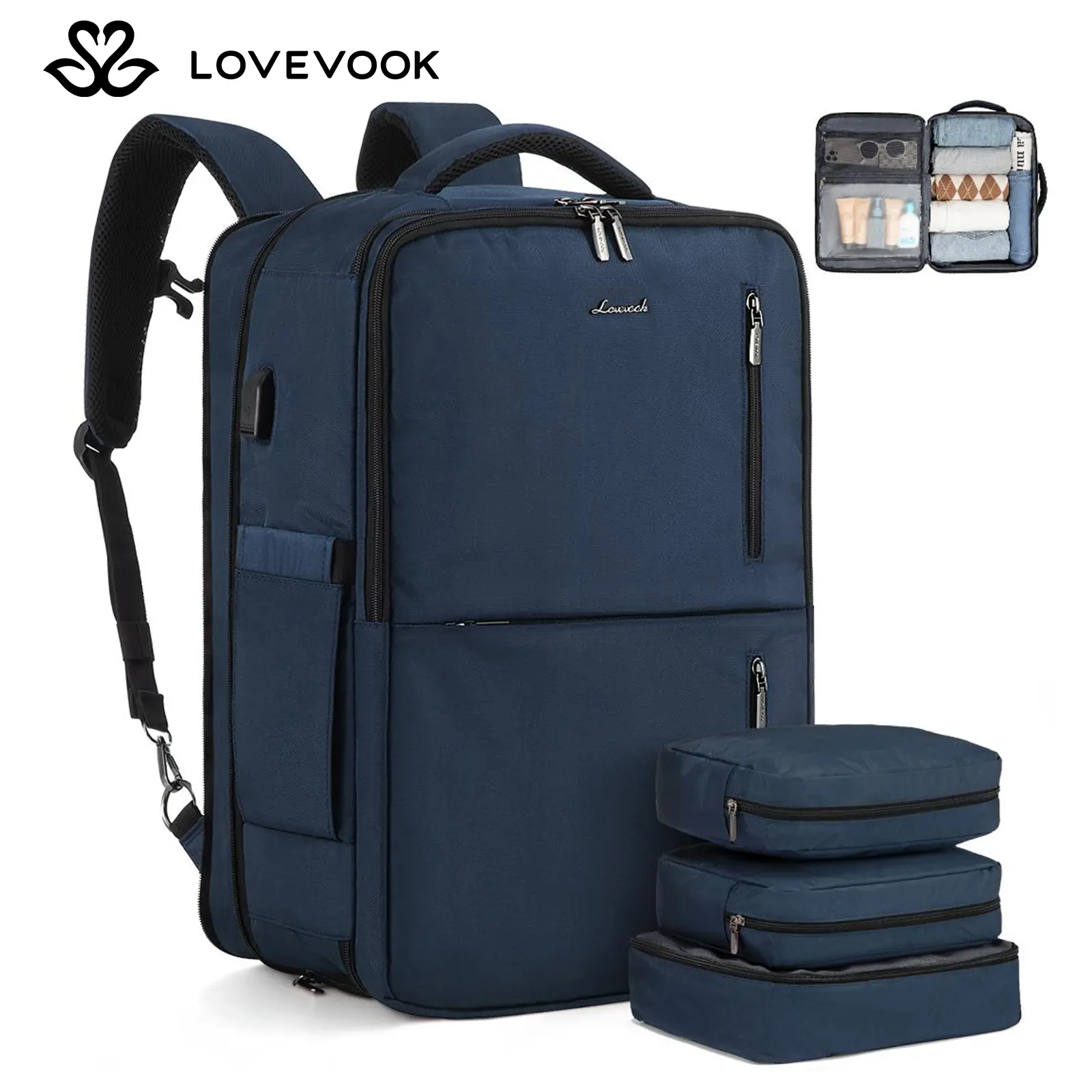 Navy Blue-Oxford Fabric