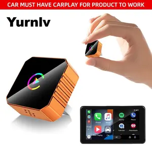 Yurnlv X New CarPlay 2026 Wireless Adapter for iPhone/Android Fast Connect Hands-Free Calling Electronic Charger CarPlay Adapter