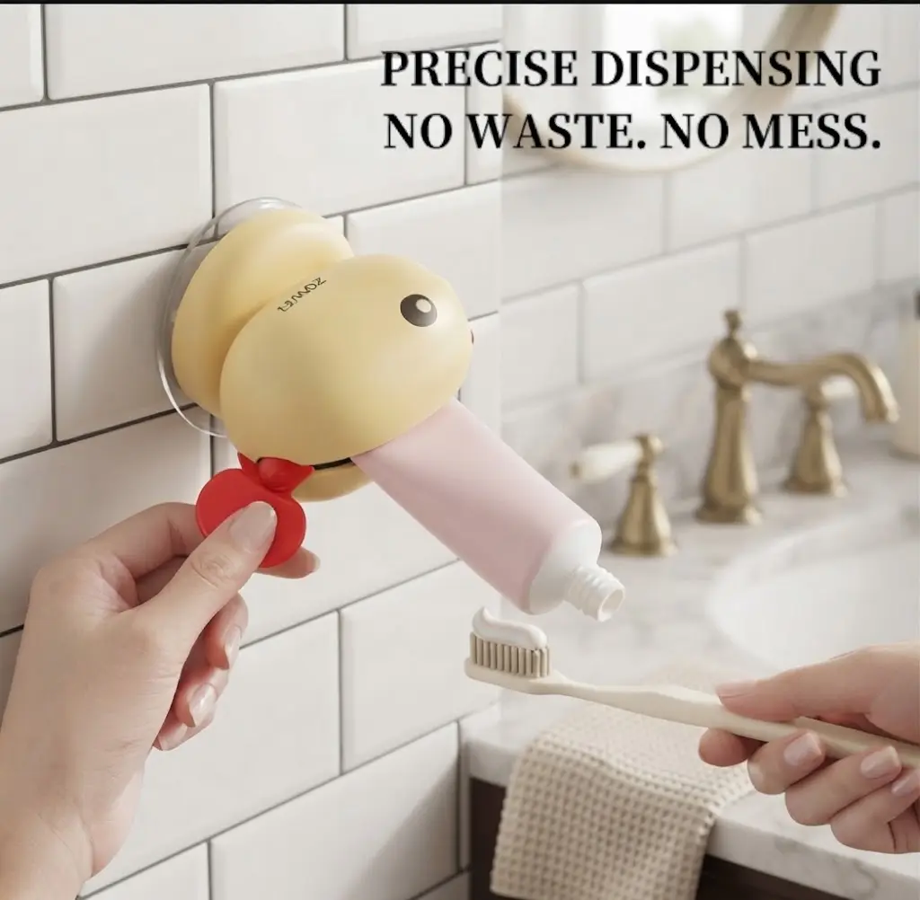 Manual Rotating Toothpaste Squeezer - Labor-Saving, Hygienic Hose Squeezer, Home Supplies Bathroom Organizer Accessory