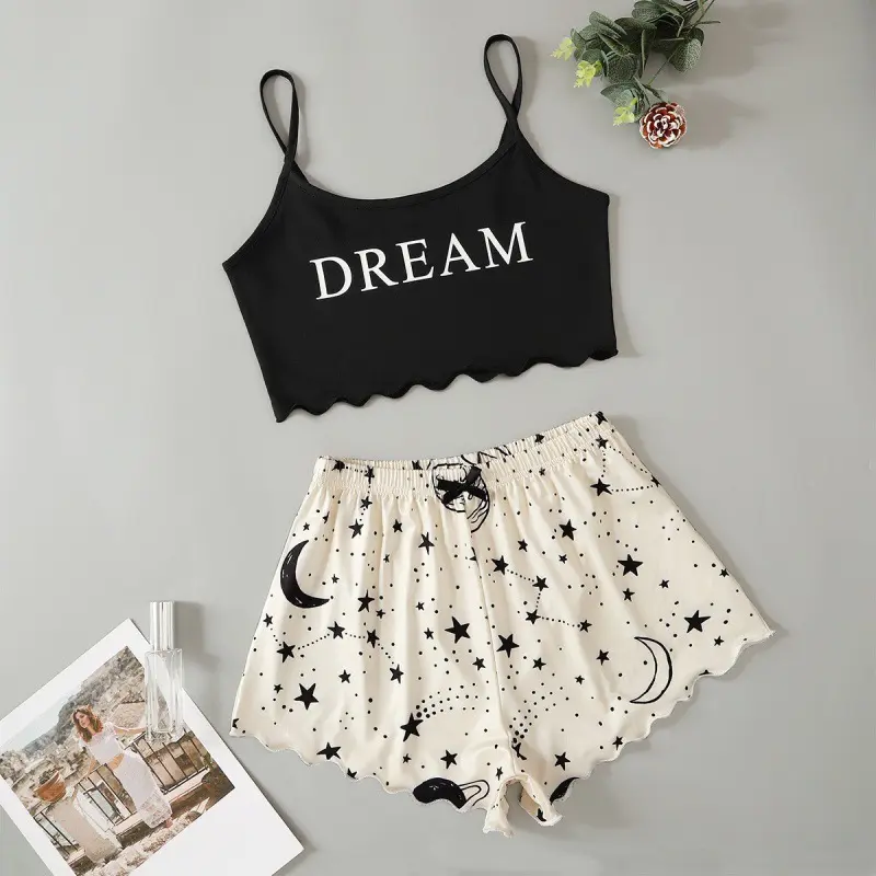 The letters DREAM (black)