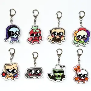 8 Ops Dandy's World Acrylic Keychain, Dandys World Double Side Bag Charms, Dandys World Gift