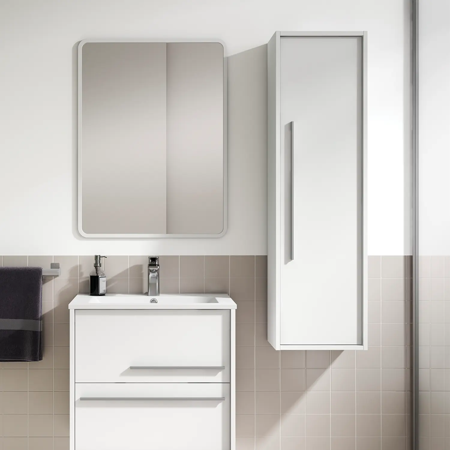 Bathroom Vanity Side Cabinet AQUA Collection by DAX