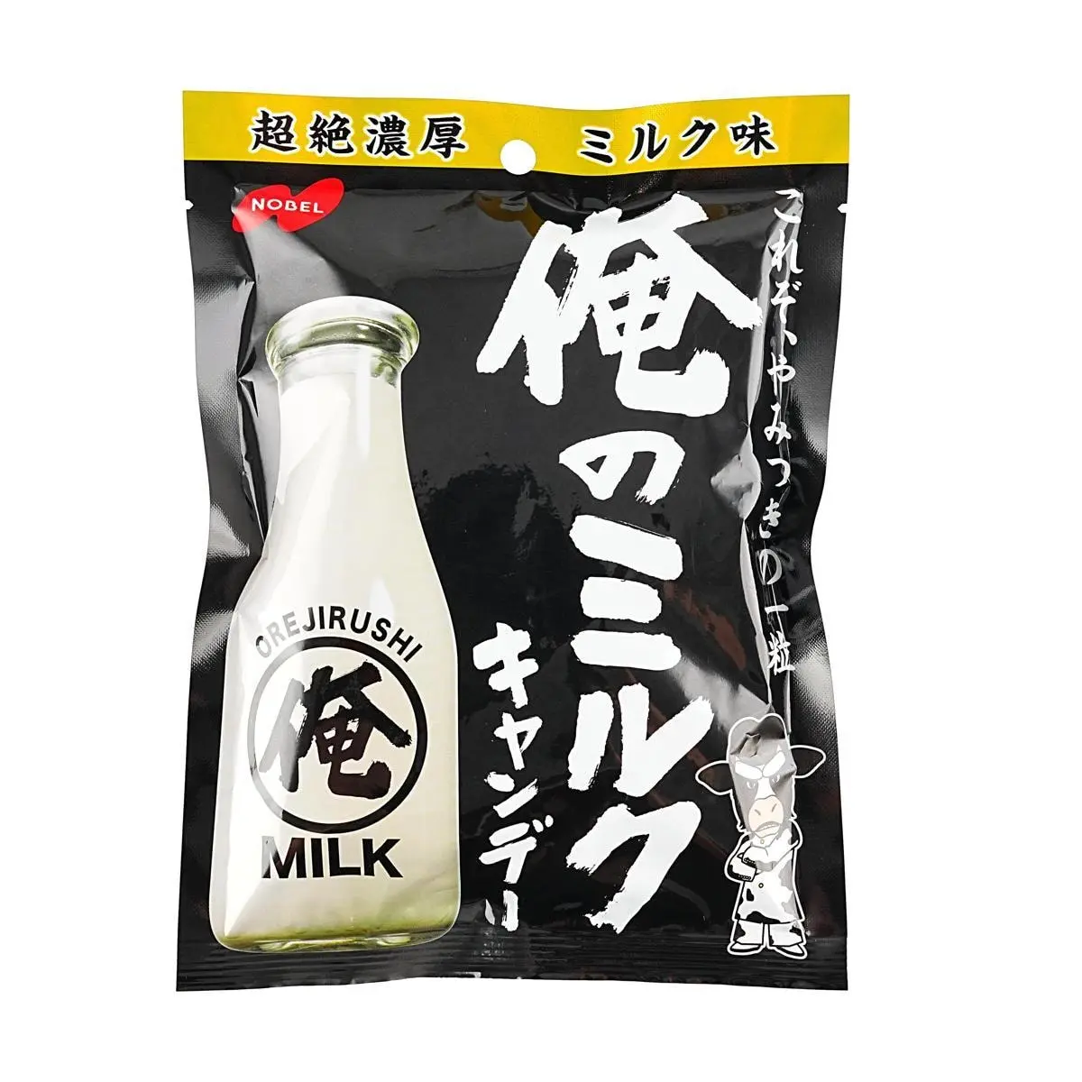 NOBEL Rich Milk Candy 75.6g - Authentic Japanese Hard Candy, Sweet & Creamy Flavor