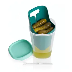 Tupperware One Touch Fresh Pick Me Up | Easy Pickle Access | 1.25 L / 5¼ Cups