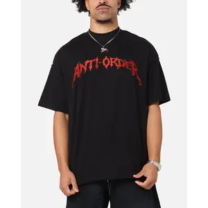The Anti Order Mosh Non Seam T-Shirt Black/Red