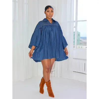 Boots 70s Jean Dress 70s Denim Dress TikTok Shop