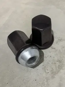 GM Wheel Lug Nuts M14x1.5 | Silverado, Sierra, Suburban, Tahoe | Charcoal Black Stainless Steel Lug Nuts